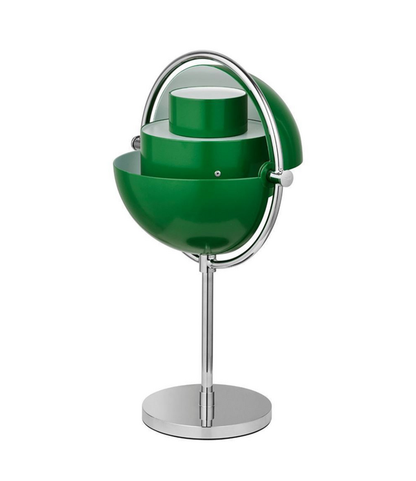 Gubi  Multi Lite Portable Lamp chrome, teal green