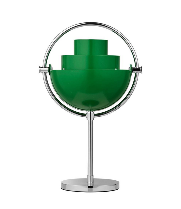 Gubi  Multi Lite Portable Lamp chrome, teal green