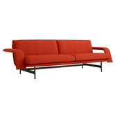 Meantime AV30 3-seater Sofa Fiord 0571 red