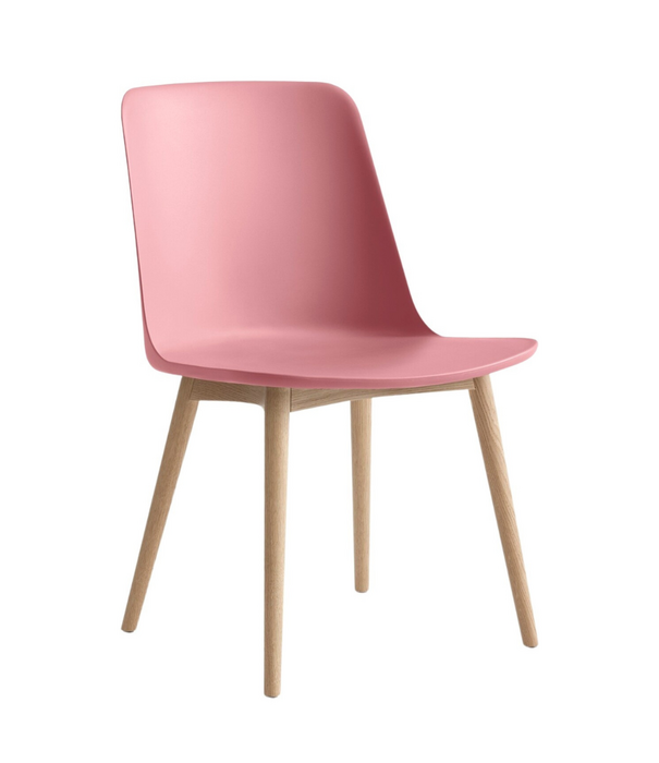&Tradition Rely HW71 Dining Chair plastic, oak legs