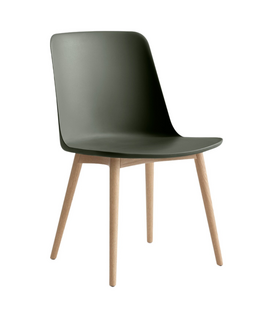 Rely HW71 Dining Chair, oak legs