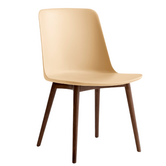 &Tradition Rely HW71 Dining Chair, walnut legs