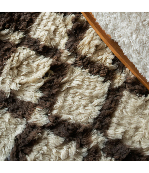 Layered  Layered Evelina Kroon Wool Rug Chestnut