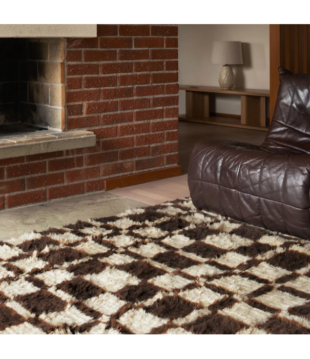 Layered  Layered  Evelina Kroon Wol Vloerkleed Chestnut