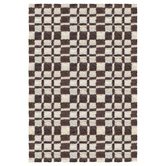Layered Evelina Kroon Wool Rug Chestnut