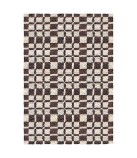 Layered  Evelina Kroon Chestnut Rug