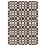 Layered Evelina Kroon Wool Rug Chestnut