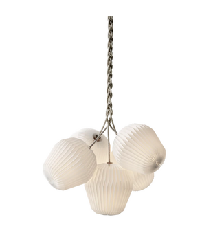 Model 130 Bouquet 5 Chandelier, linnen snoer