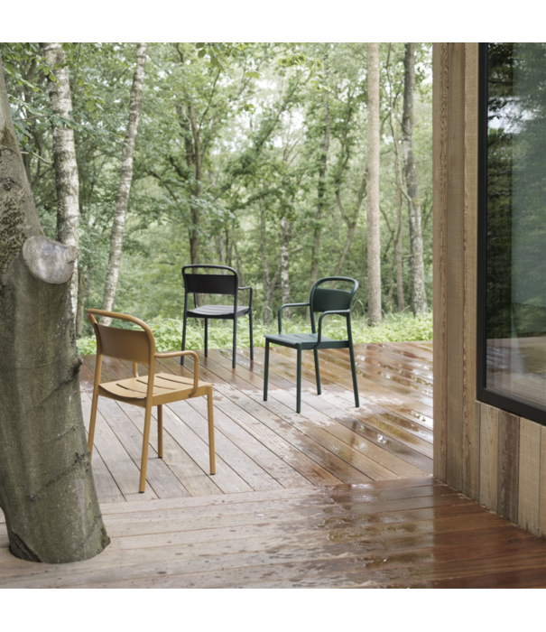 Muuto Linear Steel Outdoor Chair Taupe
