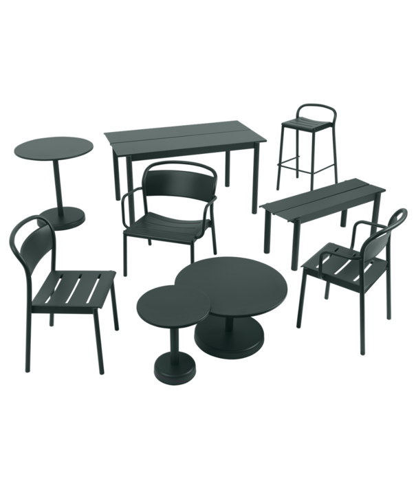 Muuto Muuto Linear Steel Outdoor Bank Taupe