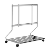 Pedestal Disco TV stand chrome