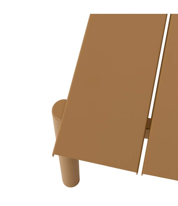 Muuto  Linear Steel Outdoor Bench Taupe