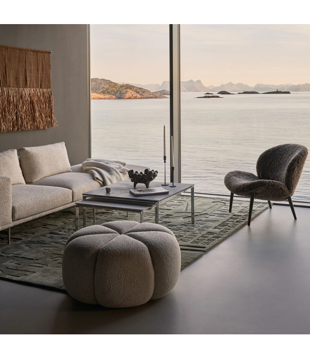 Vipp  Vipp 469 Lodge Low Back Lounge Chair sheepskin