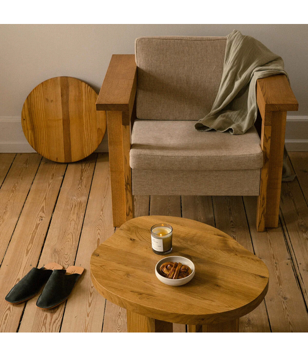 Frama  Frama Symmetry Lounge Chair ash wood, oat fabric