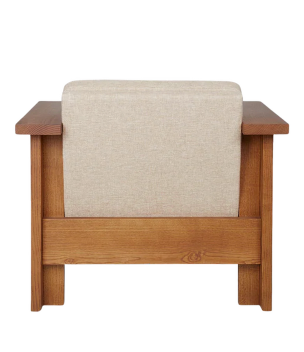 Frama  Frama Symmetry Lounge Chair ash wood, oat fabric