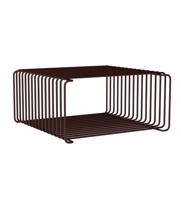 Montana Furniture  Montana Panton Wire Single, Half Height Module Black - red