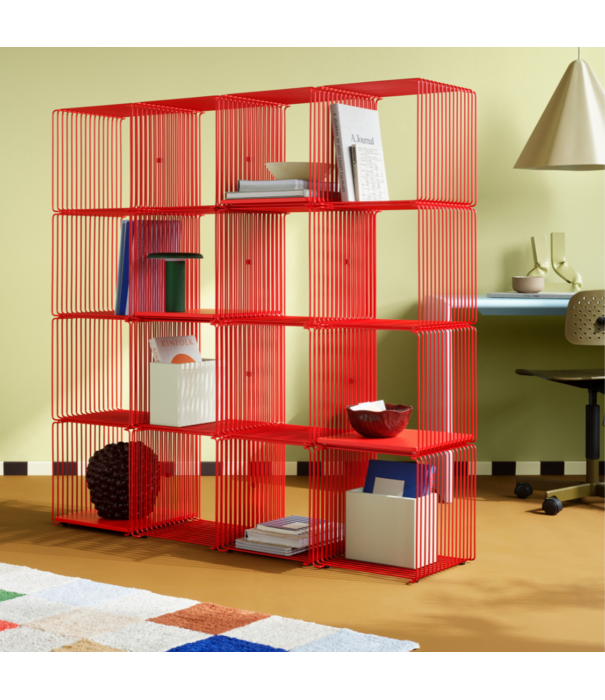 Montana Furniture  Montana Panton Wire Single, Half Height Module Black