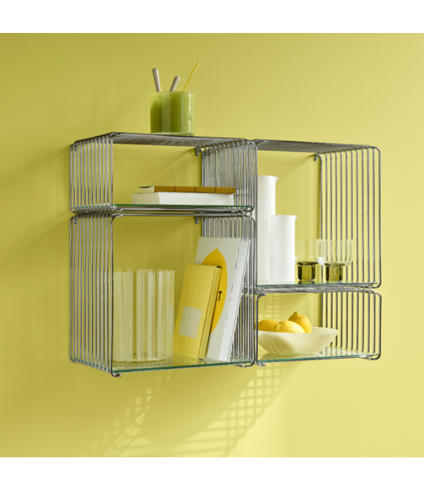 Montana Furniture  Montana Panton Wire Single, Half Height Module Pine