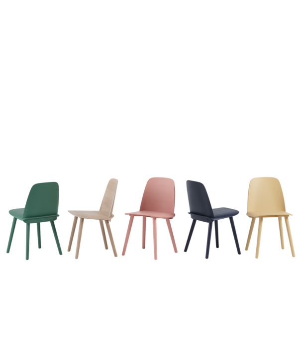 Muuto Muuto Nerd Eetkamerstoel midnight blauw