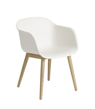 Muuto Fiber Armchair wood base
