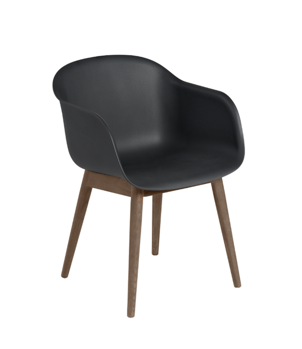 Muuto  Muuto Fiber Armchair recycled plastic wood base