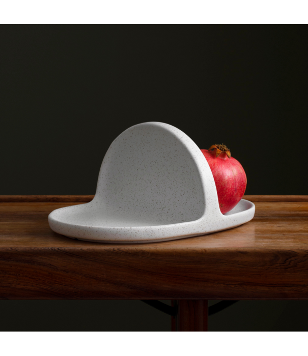 Nedre Foss  Nedre Foss Rabarbra Vaas, geblazen glas