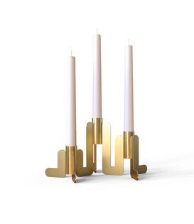 Tonone Lumi  Medium Candelabra brass