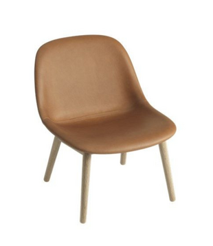 Muuto  Fiber Lounge Chair, wood base