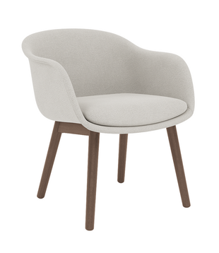 Muuto Fiber Conference Armstoel Hallingdal 113, eiken poten