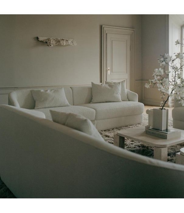 New Works  New Works Covent Residential Sofa fabric Lana cream 260cm