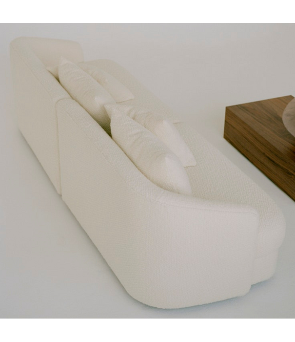 New Works  New Works Covent Residential Sofa fabric Lana cream 260cm