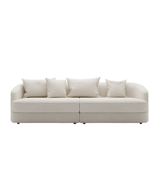 New Works  New Works Covent Residential Sofa fabric Lana cream 260cm
