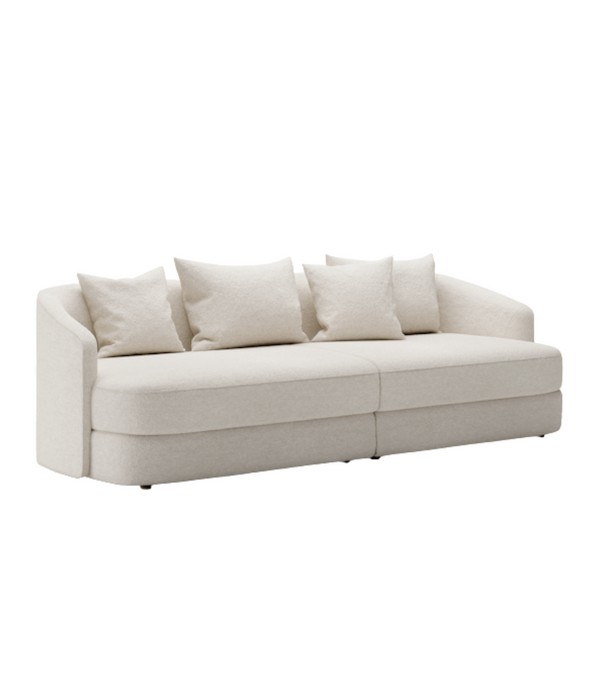 New Works  New Works Covent Residential Sofa fabric Lana cream 260cm