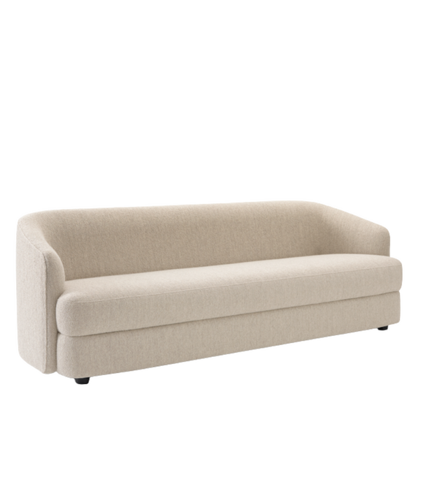 New Works  New Works Covent Sofa Deep 2 seater fabric Lana cream