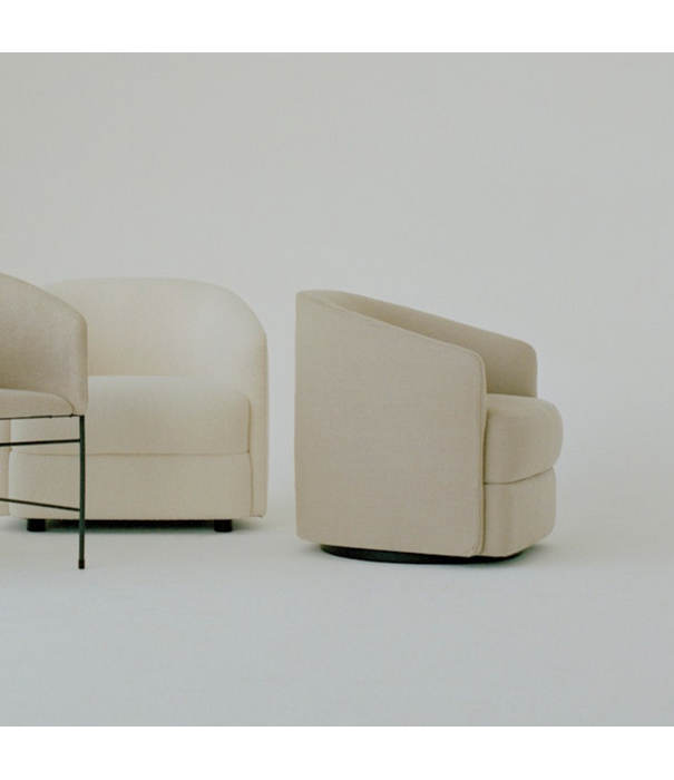 New Works  New Works Covent Narrow Lounge Stoel Lana cream