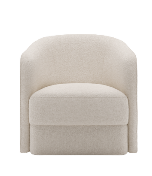 New Works  New Works Covent Narrow Lounge Chair Lana cream