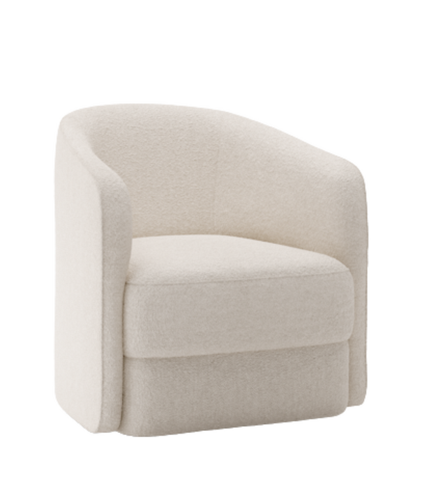 New Works  New Works Covent Narrow Lounge Chair Lana cream