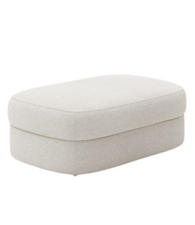 New Works Covent Pouf Medium Lana cream