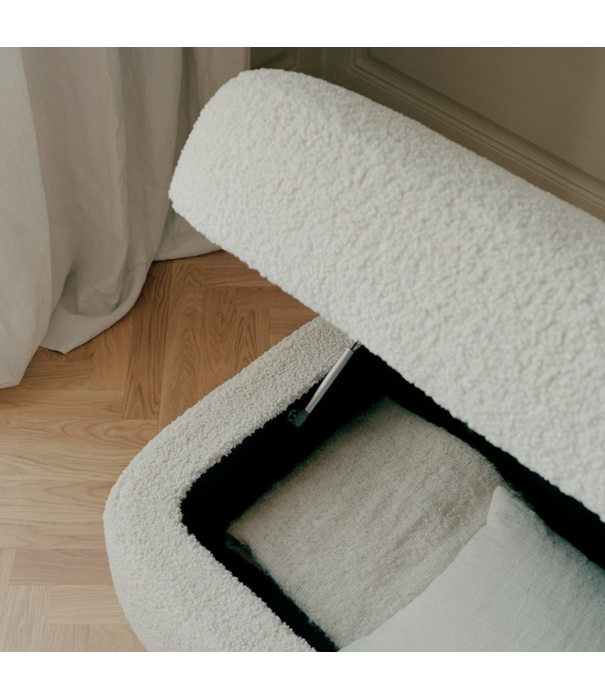 New Works  New Works Covent Pouf Large Lana cream