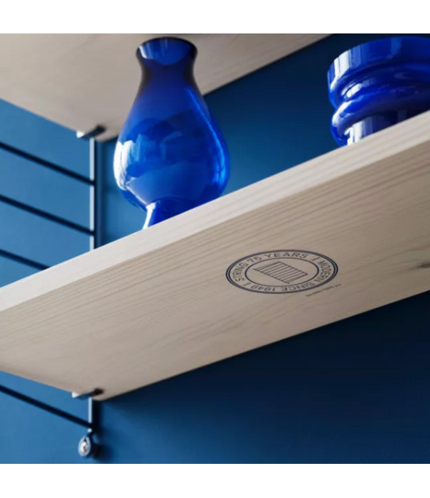 String  Furniture String Pocket Limited Edition blue, grenen