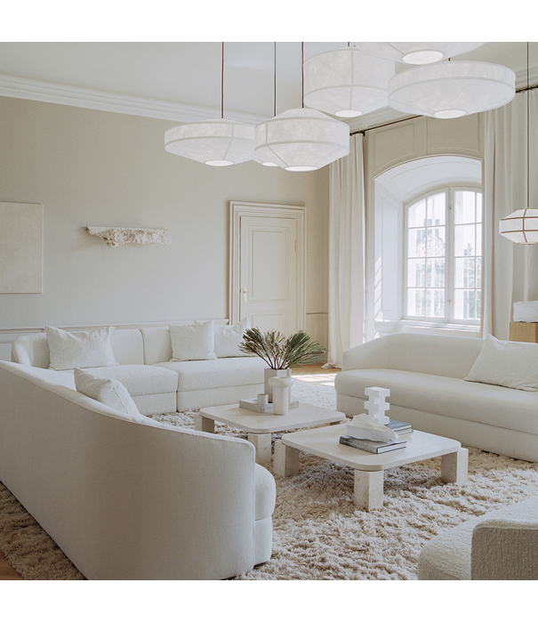 New Works  New Works Covent Residential Sofa fabric Lana cream 260cm