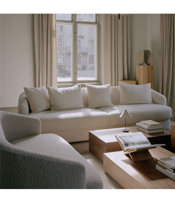 New Works  New Works Covent Residential Sofa fabric Lana cream 260cm