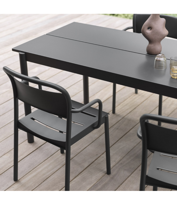 Muuto Muuto Linear Steel Armstoel Burnt Orange