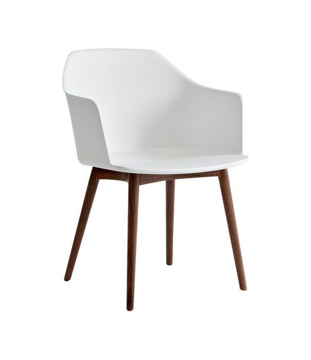 &Tradition &Tradition Rely HW76 Dining Armchair, walnut legs