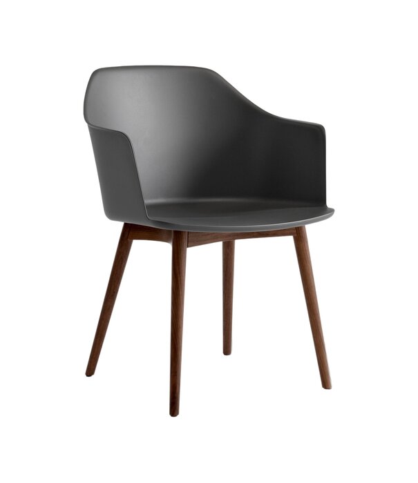 &Tradition &Tradition Rely HW76 Dining Armchair, walnut legs