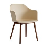&Tradition Rely HW76 Dining Armchair, walnut legs