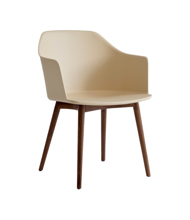 &Tradition &Tradition Rely HW76 Dining Armchair, walnut legs