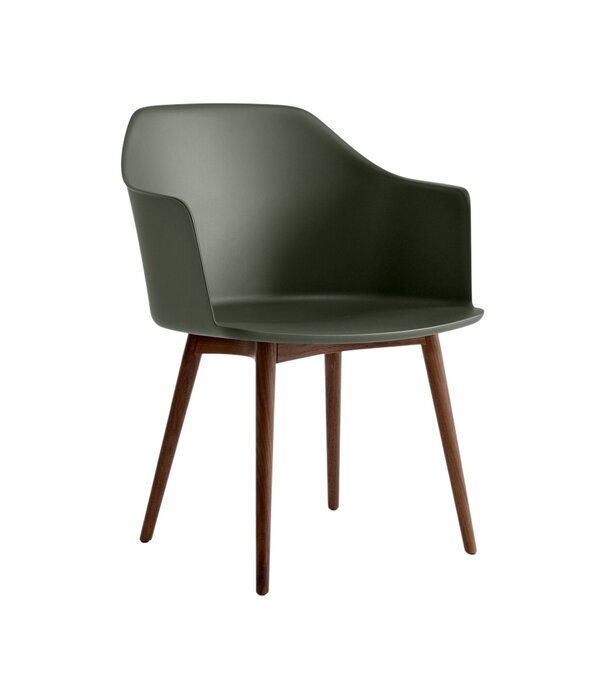 &Tradition &Tradition Rely HW76 Dining Armchair, walnut legs