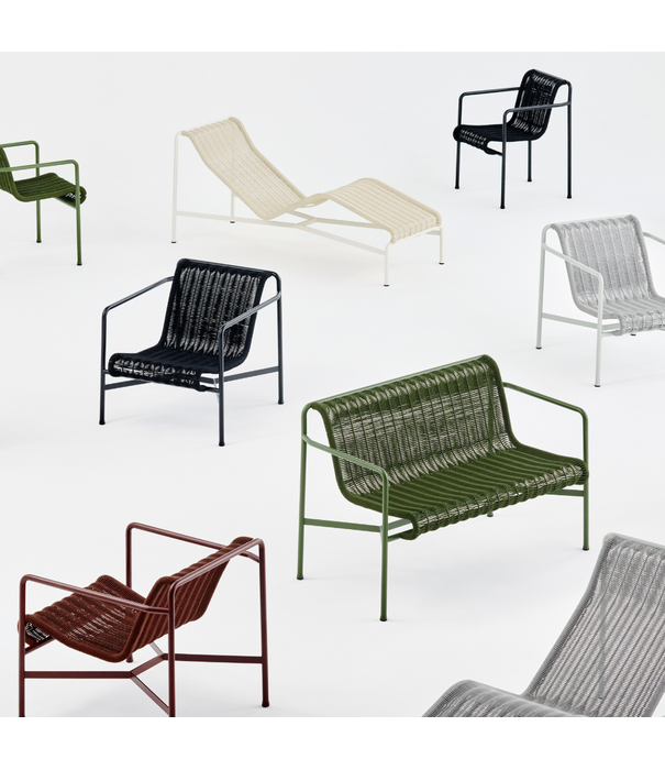 Hay  Palissade Cord Lounge Stoel Low