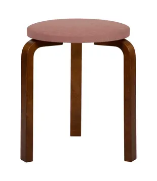 Aalto Stool 60, Tones of Modernism, walnut -blush pink
